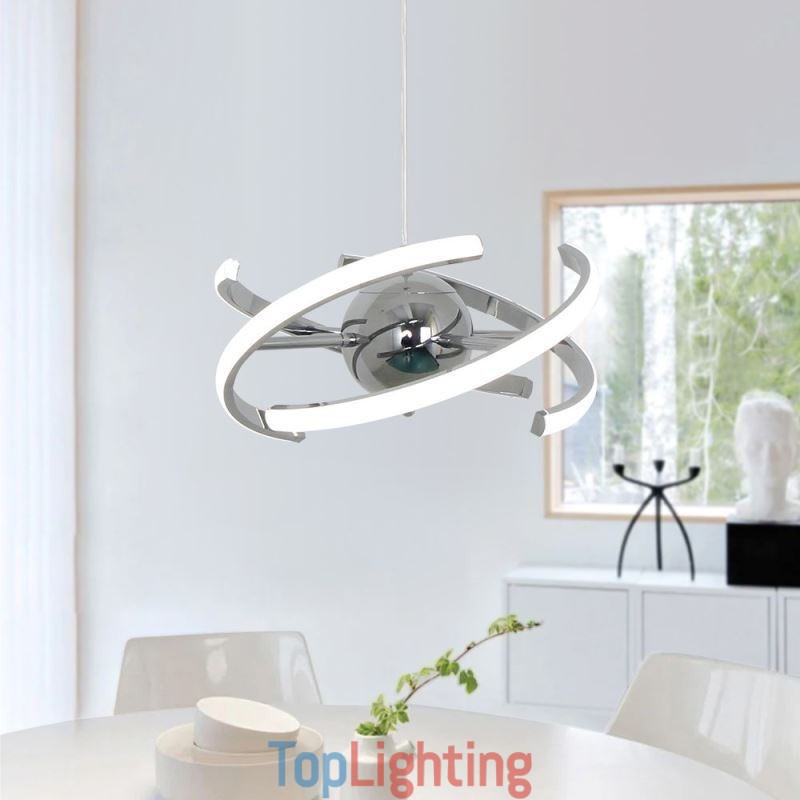 Swivel Globe Pendant Light Decorative Ceiling Lamp