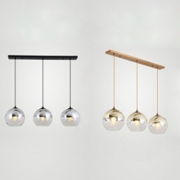 Creative Iron+Glass Globe Pendant Light Decorative Lighting
