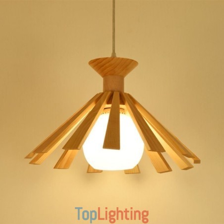 Simple Style Wood Pendant Light Fixture Simple Style Wood Pendant Light Fixture