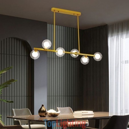 Chandelier Glass Globe Horizontal Type Pendant Light Chandelier Glass Globe Horizontal Type Pendant Light