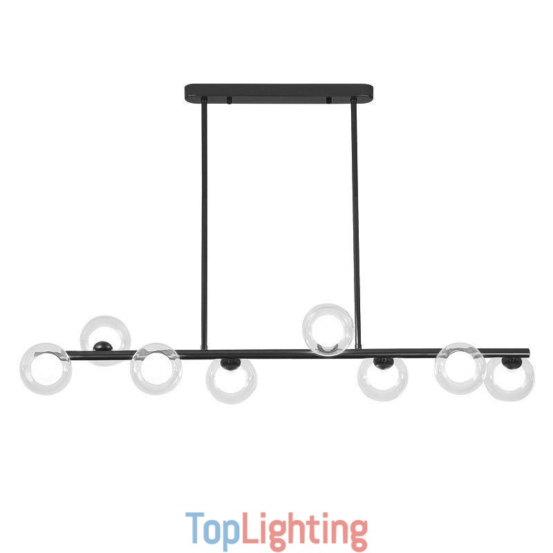 Chandelier Glass Globe Horizontal Type Pendant Light