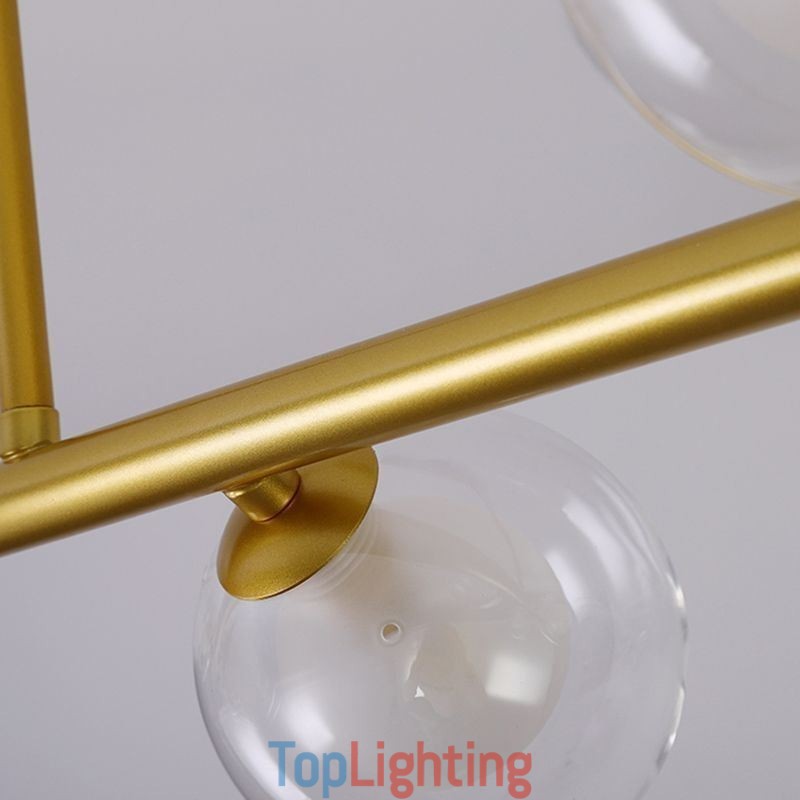 Chandelier Glass Globe Horizontal Type Pendant Light