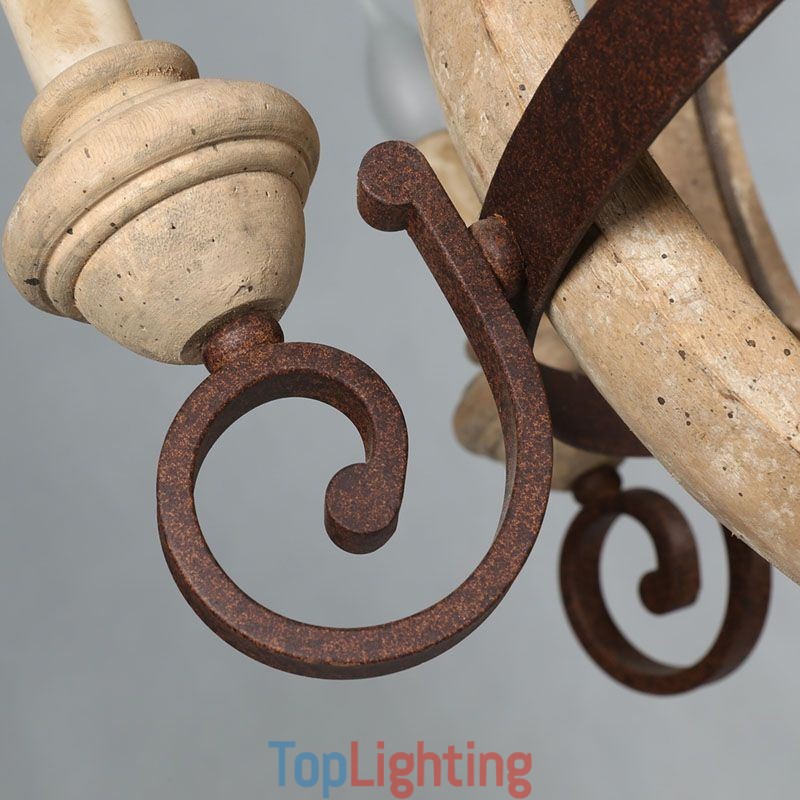 Wood Pendant Light Nordic Retro Ceiling Light