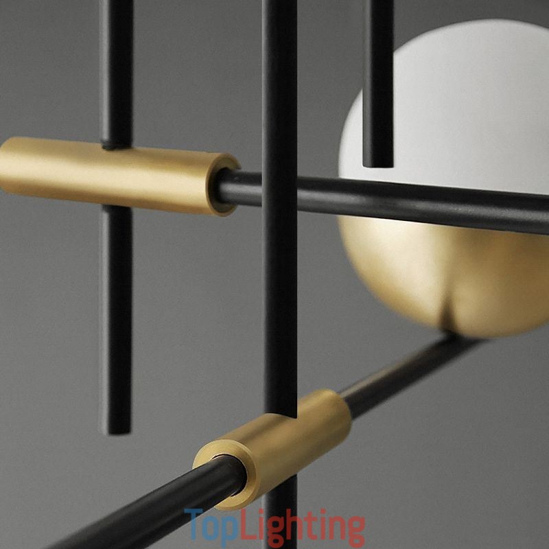 Glass Ball Chandelier Ceiling Light