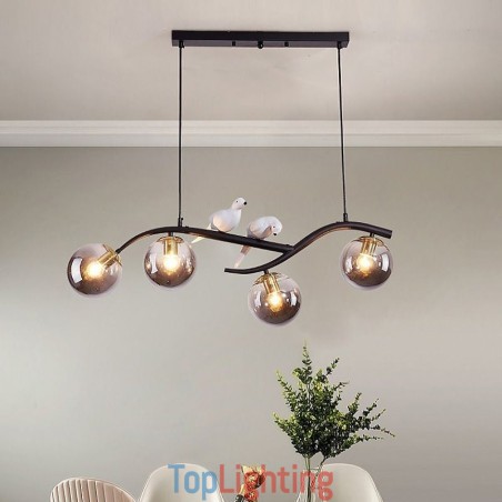 Modern Minimalist Branch Pendant Light 4 Lamp Decorative Light Modern Minimalist Branch Pendant Light 4 Lamp Decorative Light