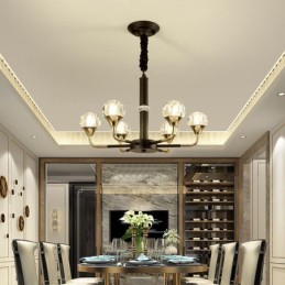 Modern Crystal Pendant Light Elegant Crystal Chandelier