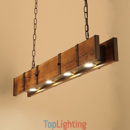 Industrial Style Pendant Light Rectangle Wood Ceiling Light Island Industrial Style Pendant Light Rectangle Wood Ceiling Light Island