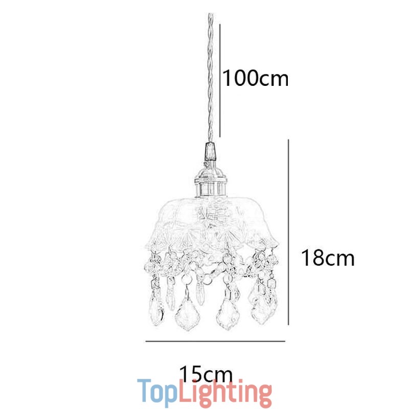 Elegant Glass Pendant Light Single Head Mini Pendant Light