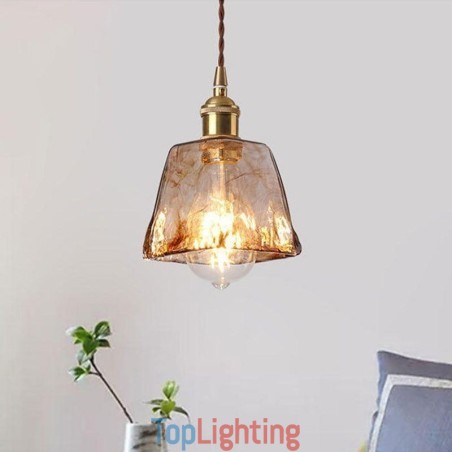 Unique Mini Glass Pendant Light Japanese Style Amber Color Decorative Lighting Unique Mini Glass Pendant Light Japanese Style Amber Color Decorative Lighting