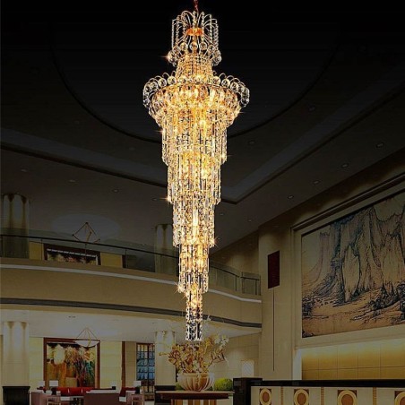 European Long Pendant Crystal Chandelier European Long Pendant Crystal Chandelier