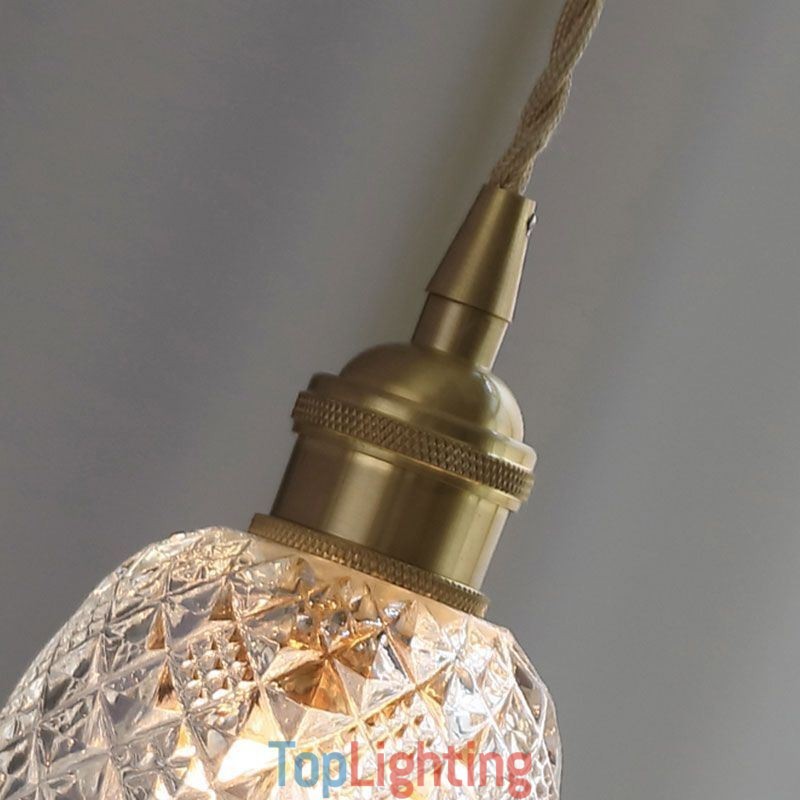 Modern Flower Glass Pendant Light 1 Light Decorative Light Fixture