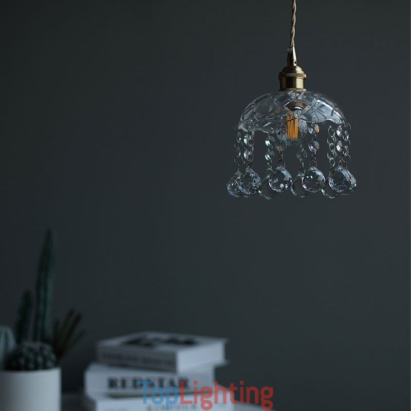 Modern Mini Glass Pendant Light 1 Light Decoration Light Fixture