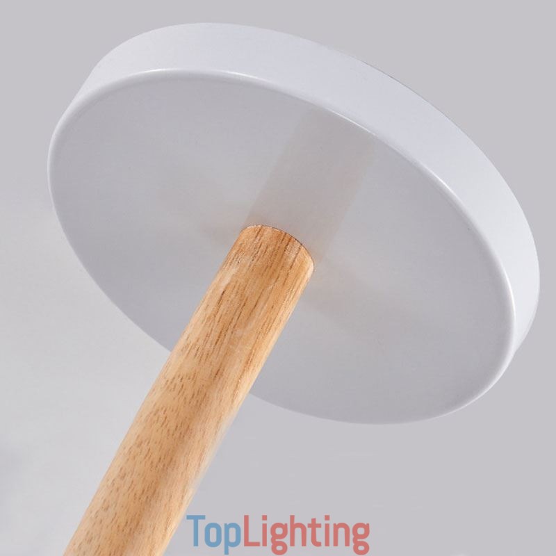 Nordic Macaron Pendant Light Creative Wood Chandelier
