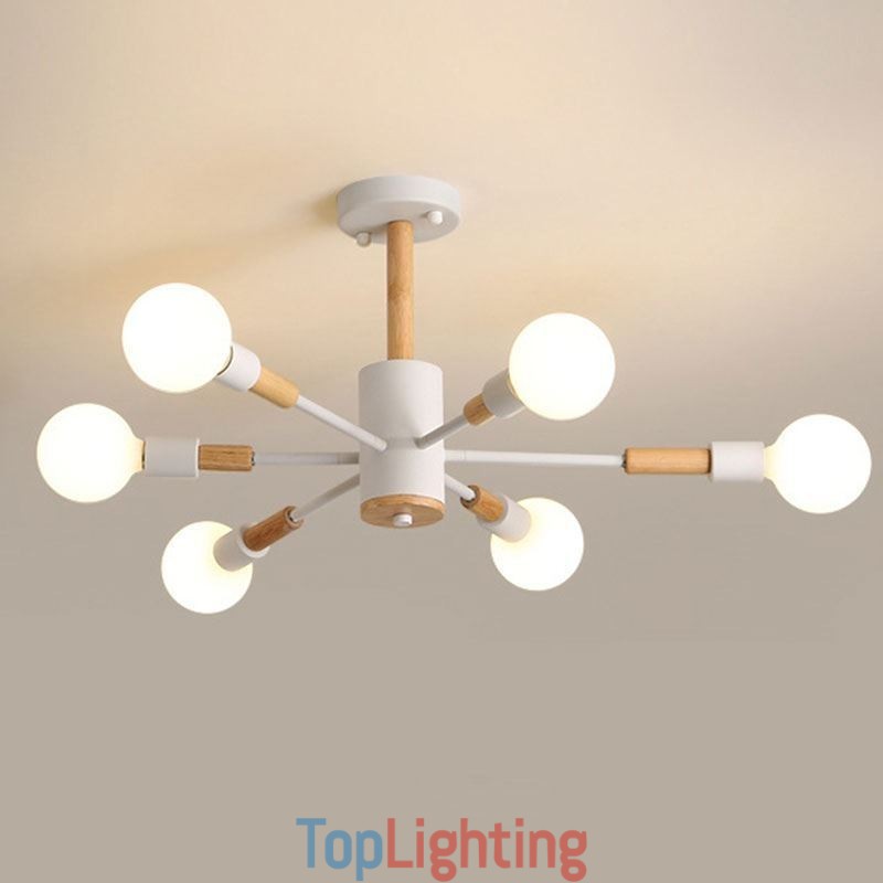 Nordic Pendant Light Creative Magic Bean Log Pendant Light