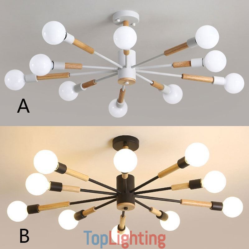 Nordic Pendant Light Creative Magic Bean Log Pendant Light