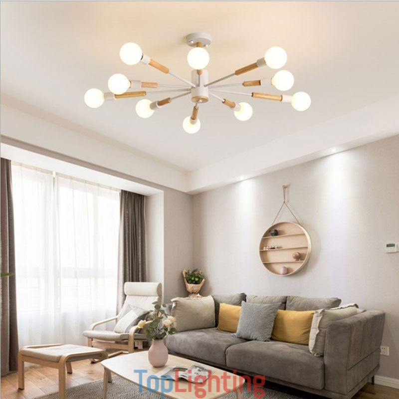 Nordic Pendant Light Creative Magic Bean Log Pendant Light