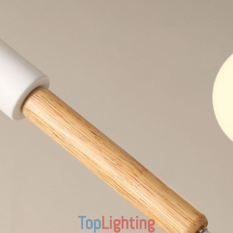 Nordic Pendant Light Creative Magic Bean Log Pendant Light