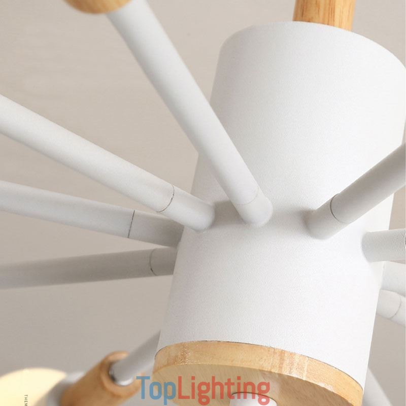 Nordic Pendant Light Creative Magic Bean Log Pendant Light