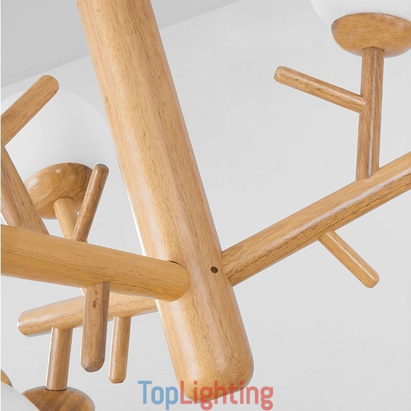 Nordic Creative Wooden Pendant Light