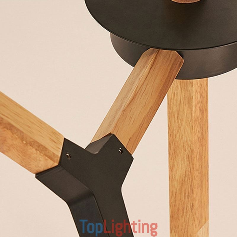 Nordic Magic Bean Pendant Light Creative Wooden Light Fitting