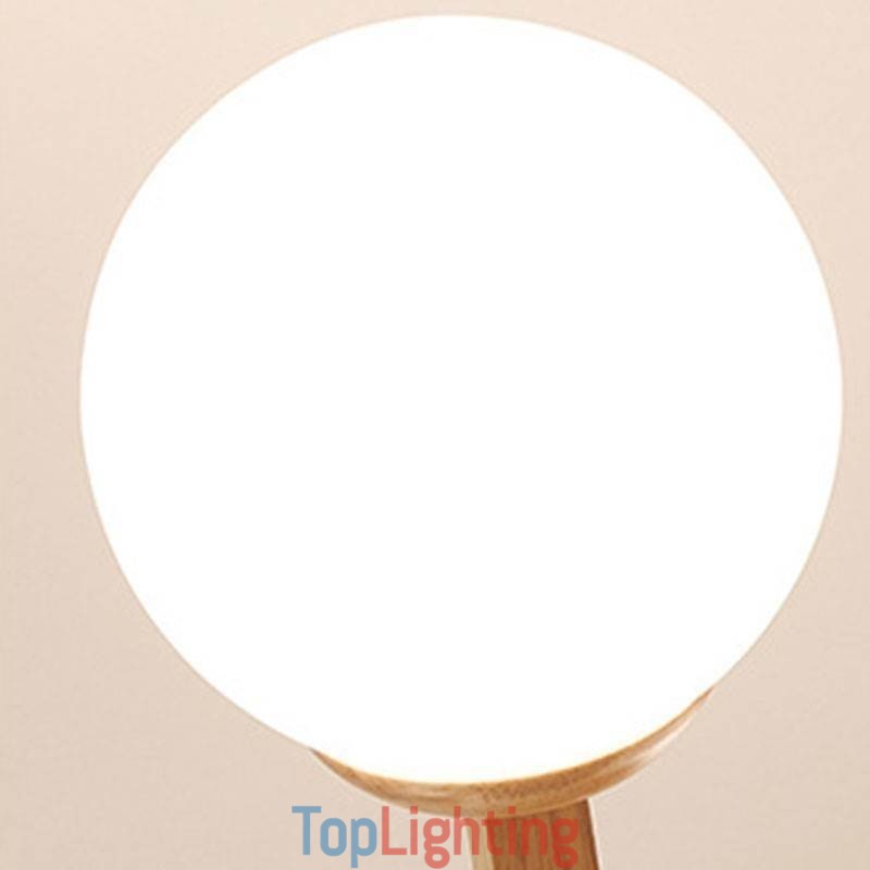 Nordic Magic Bean Pendant Light Creative Wooden Light Fitting