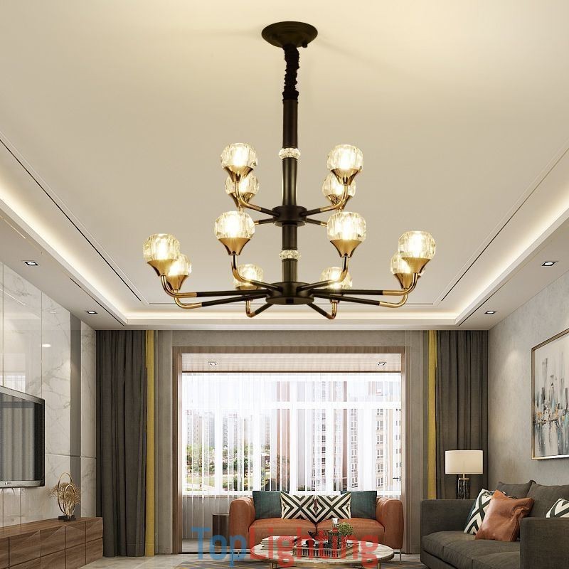 Modern Crystal Pendant Light Elegant Crystal Chandelier