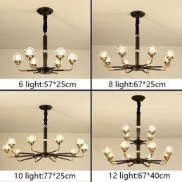 Modern Crystal Pendant Light Elegant Crystal Chandelier