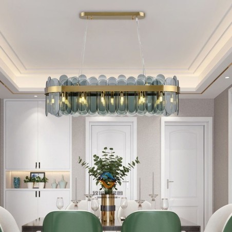 Minimalist Glass Pendant Light Unique Color Rectangle Ceiling Light Island Minimalist Glass Pendant Light Unique Color Rectangle Ceiling Light Island