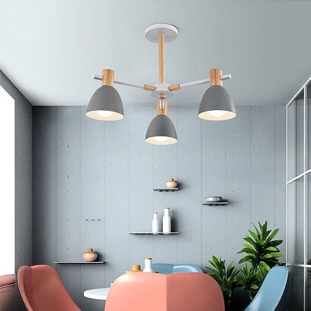 Modern Simple Macaron Pendant Light Creative Wooden Lighting Modern Simple Macaron Pendant Light Creative Wooden Lighting