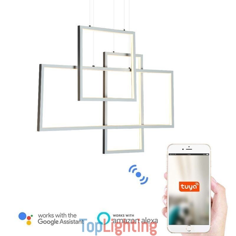 Nordic Pendant Light Geometric Square Pendant Light
