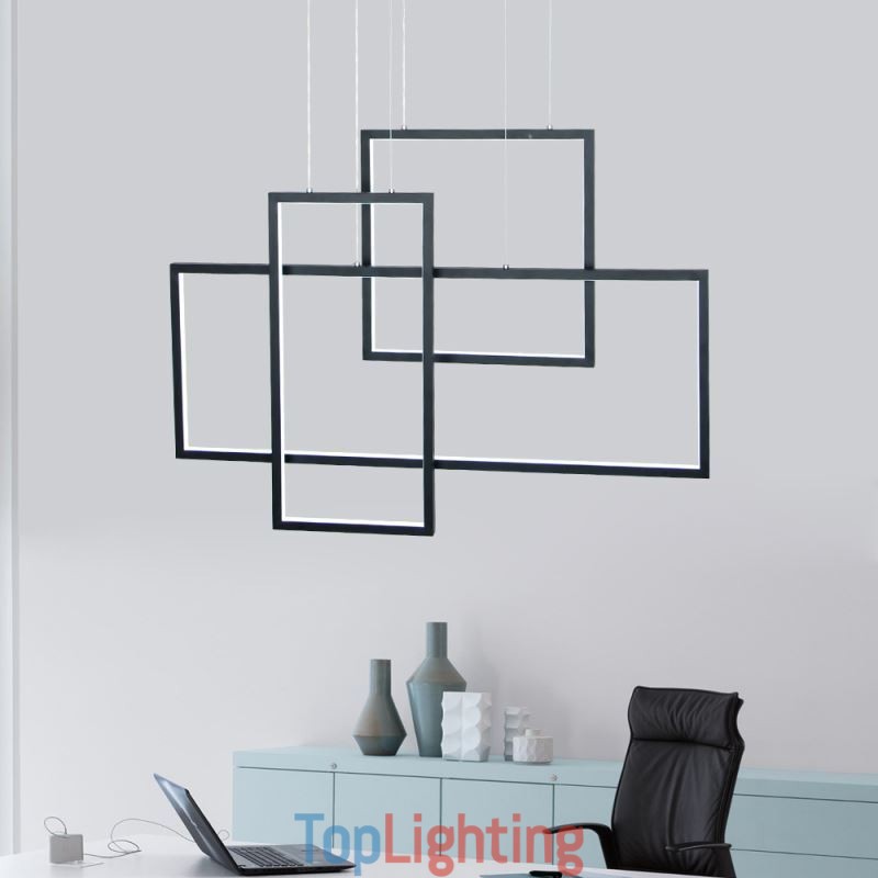 Nordic Pendant Light Geometric Square Pendant Light