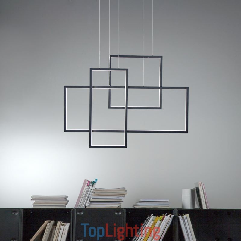 Nordic Pendant Light Geometric Square Pendant Light