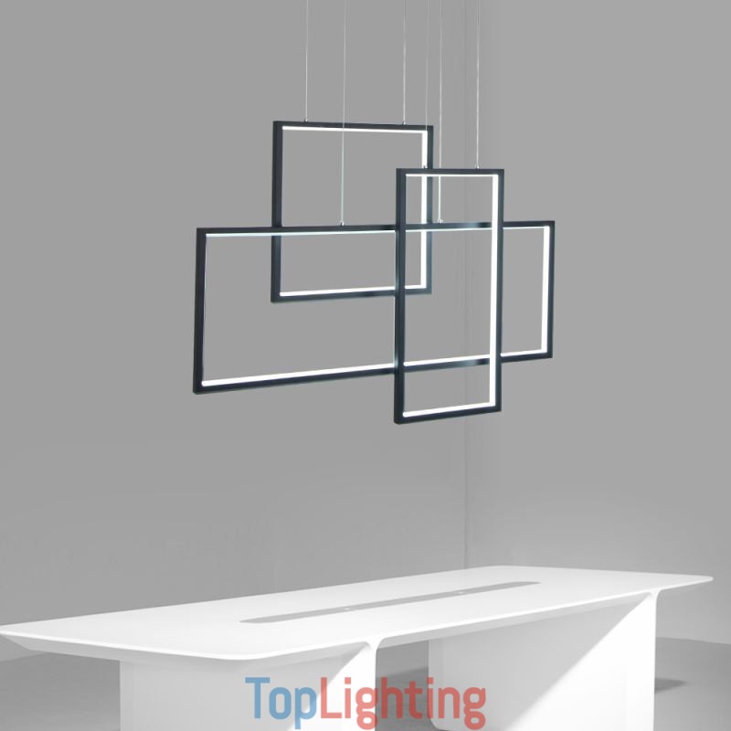 Nordic Pendant Light Geometric Square Pendant Light