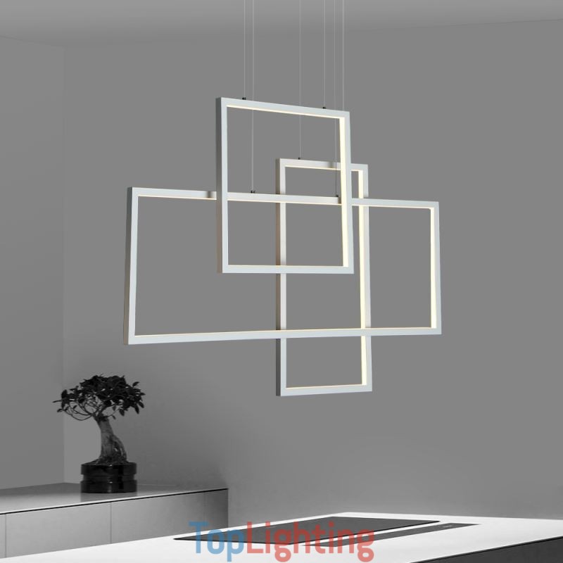 Nordic Pendant Light Geometric Square Pendant Light