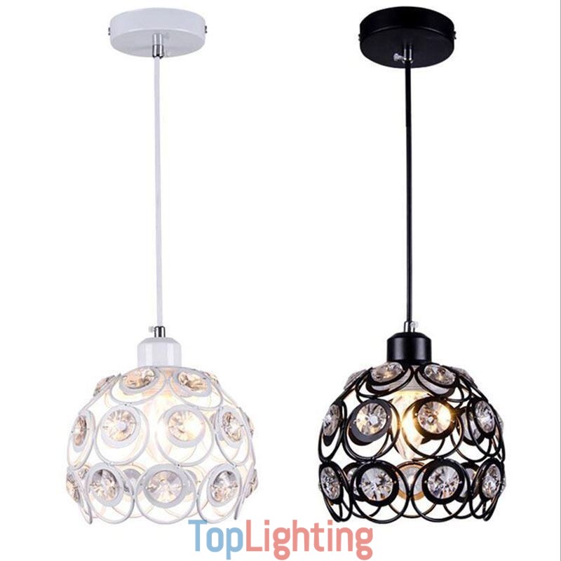 Hollow Crystal Iron Pendant Lamp Island Ideas