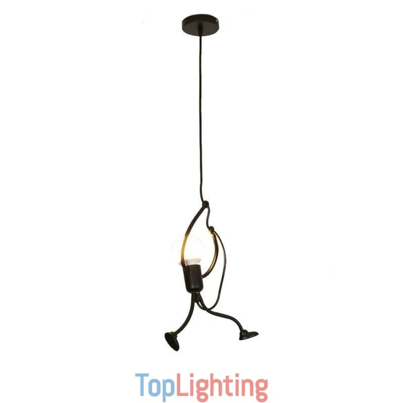Modern Simple Pendant Light Little Man Shape Lamp Creative Light