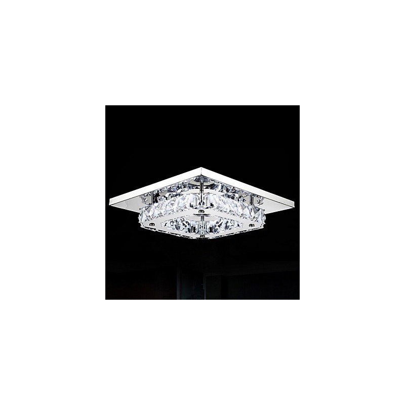 Modern Contemporary Electroplated Metal Flush Mount