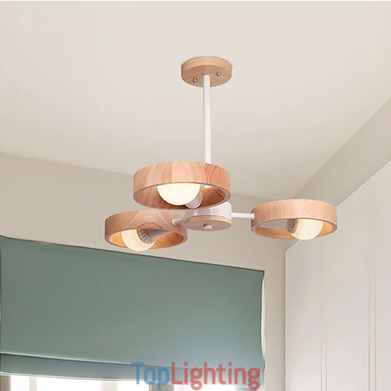 Nordic Unique Wood Pendant Light