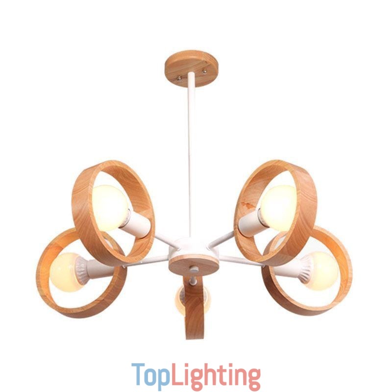 Nordic Unique Wood Pendant Light