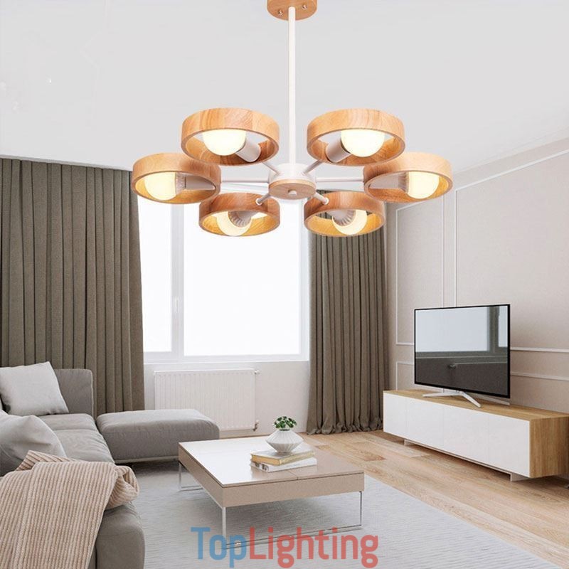 Nordic Unique Wood Pendant Light