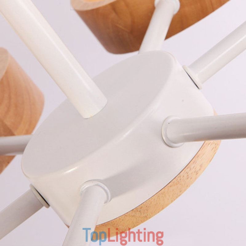 Nordic Unique Wood Pendant Light