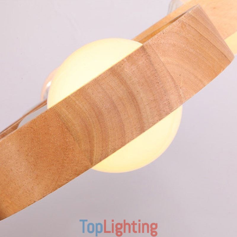 Nordic Unique Wood Pendant Light