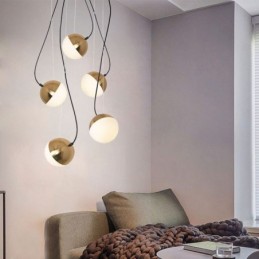 Nordic Cluster Pendant Light Creative Circle Shape Lamp Lighting