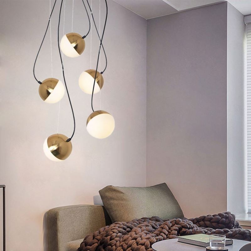 Nordic Cluster Pendant Light Creative Circle Shape Lamp Lighting