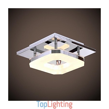 Acrylic Flush Mount 1 light Modern Acrylic Electroplating Stainless Steel Acrylic Flush Mount 1 light Modern Acrylic Electroplating Stainless Steel
