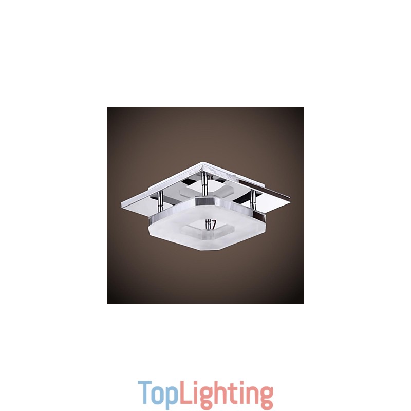 Acrylic Flush Mount 1 light Modern Acrylic Electroplating Stainless Steel