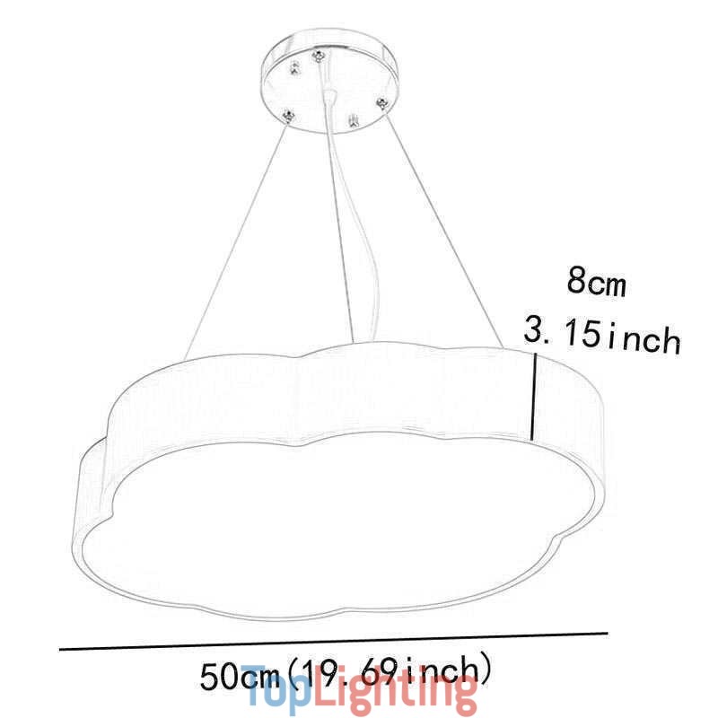 Pendant Light Modern Simple Cloud Lamp Creative Cartoon Lighting Light