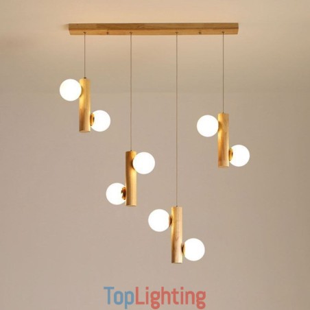 Wood Pendant Light Magic Bean Cluster Ceiling Light Island Wood Pendant Light Magic Bean Cluster Ceiling Light Island