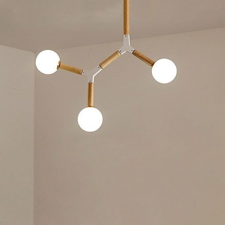 Nordic Magic Bean Pendant Light Creative Wooden Lighting Nordic Magic Bean Pendant Light Creative Wooden Lighting