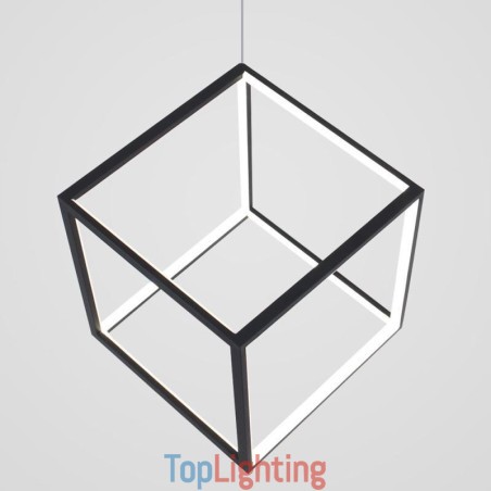 Black Pendant Light Geometric Cube Lighting Black Pendant Light Geometric Cube Lighting